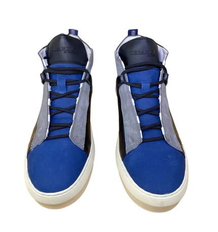 Sneakers Uomo Collo Alto Bicolore