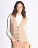 Cardigan Donna A Coste con Scollo a V